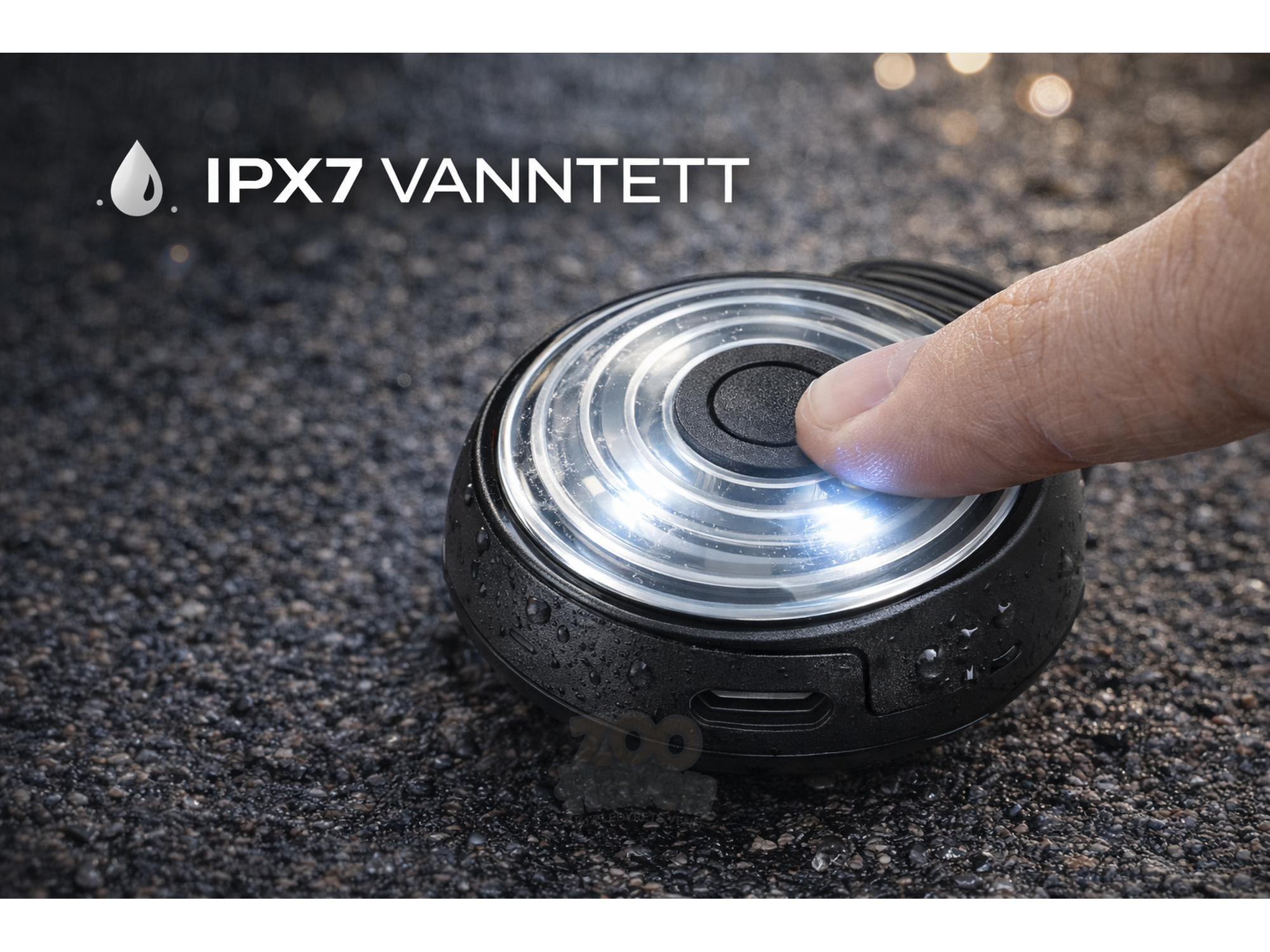 Zoolumo IPX7 Vanntett LED Sikkerhetslys – Oppladbar-4