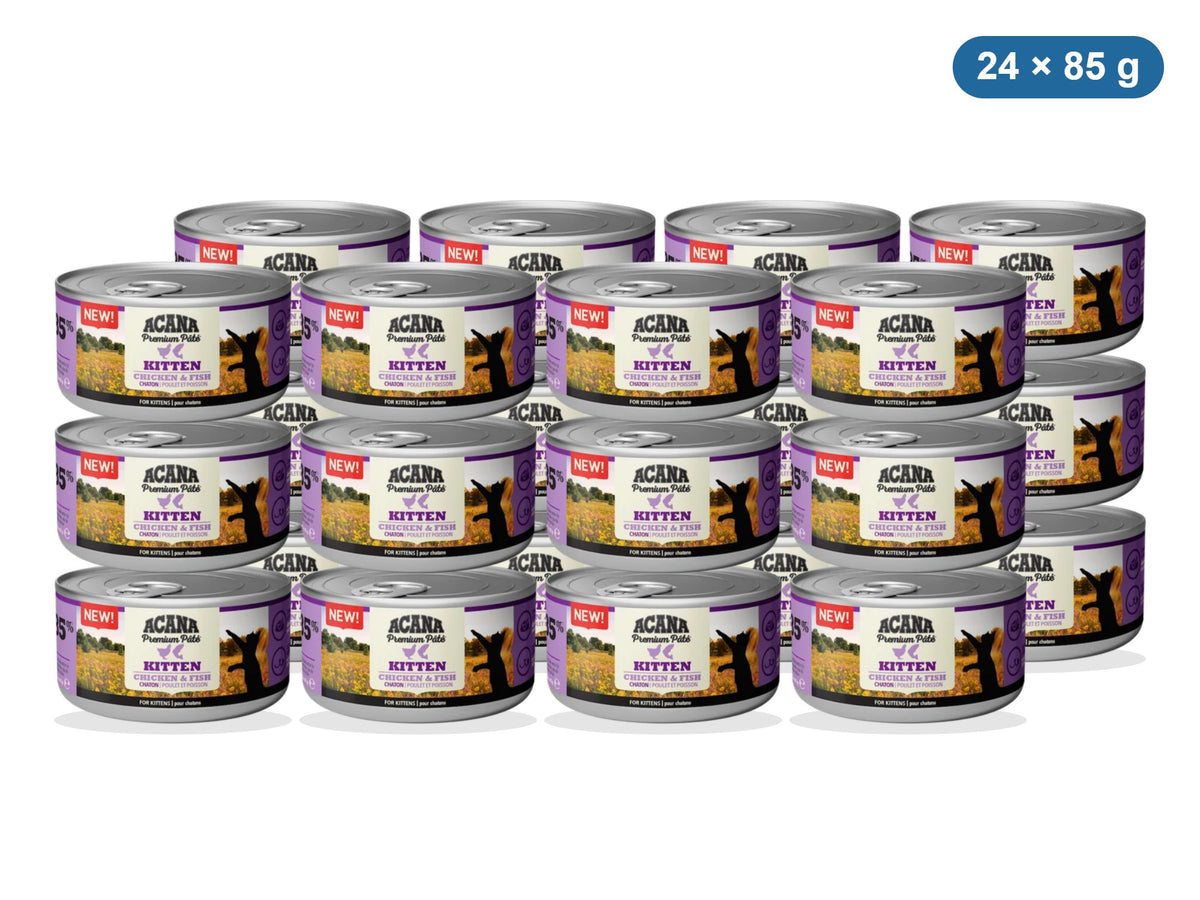 Acana Premium Pâté Kitten – brett 24 x 85 g