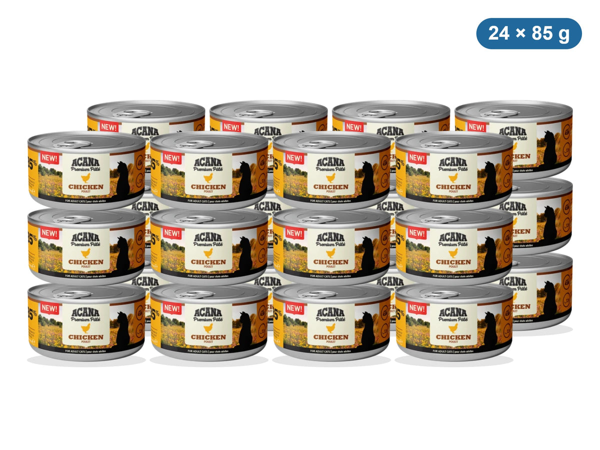 Acana Premium Pâté Kylling – brett 24 x 85 g