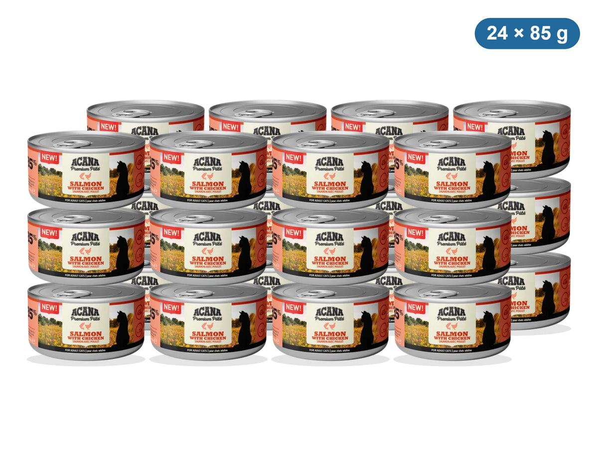 Acana Premium Pâté Laks – brett 24 x 85 g