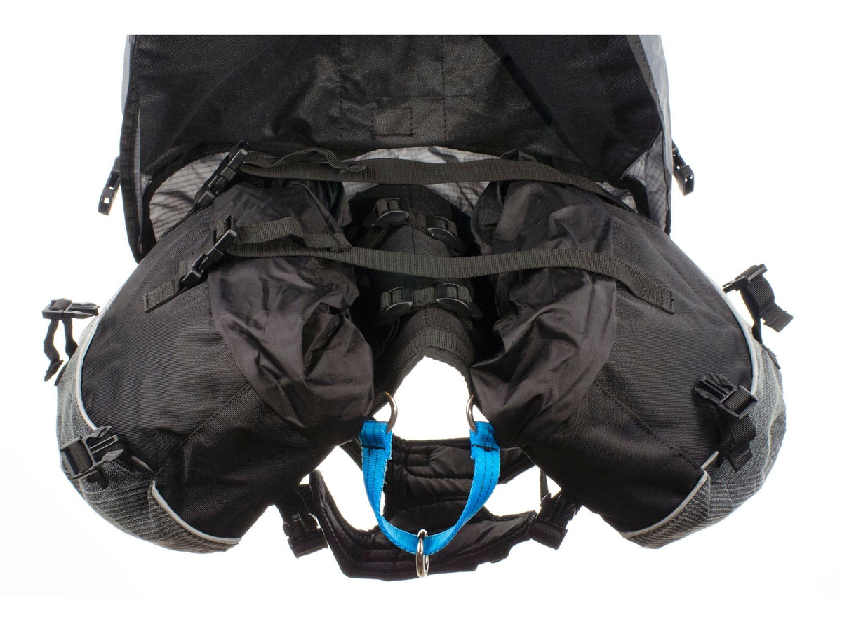 Non-stop dogwear Amundsen pack hundekløv – Svart/grå