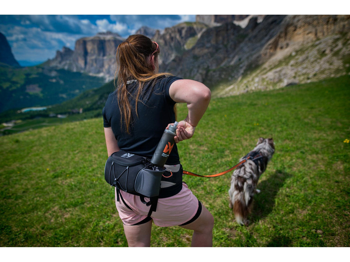 Non-stop dogwear Belt bag hoftevesek – Svart/grå