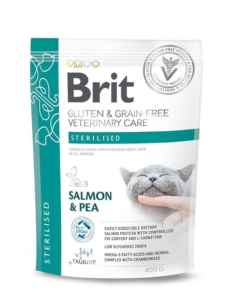 Brit Veterinary Diets Cat Sterilised – fôr til steriliserte og kastrerte katter