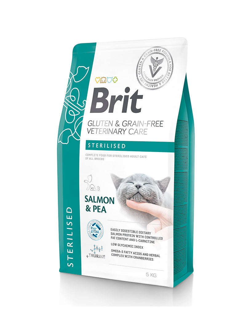 Brit Veterinary Diets Cat Sterilised – fôr til steriliserte og kastrerte katter