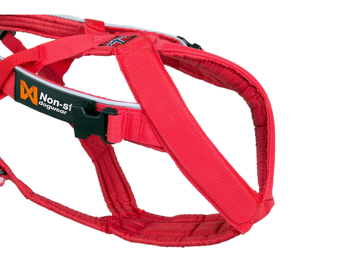 Non-stop dogwear Combined harness trekksele – Rød