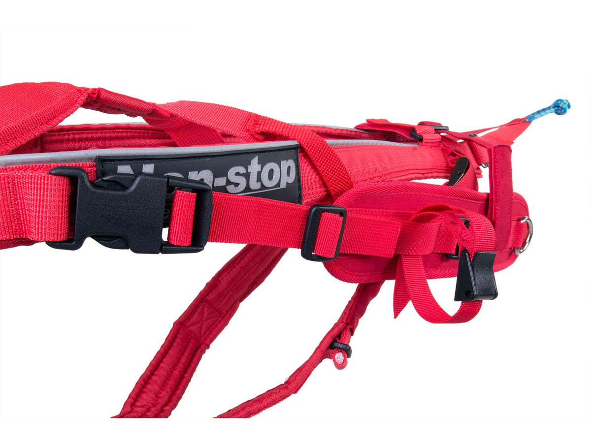 Non-stop dogwear Combined harness trekksele – Rød