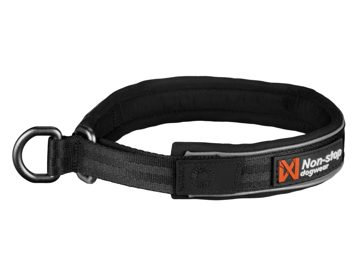 Non-stop dogwear Cruise collar halvstruphalsbånd – Svart
