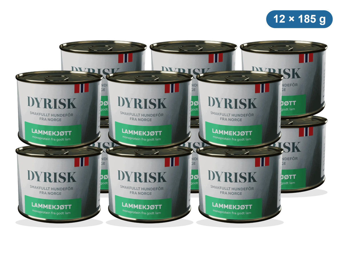 Dyrisk Lammekjøtt – 12 x 185 g