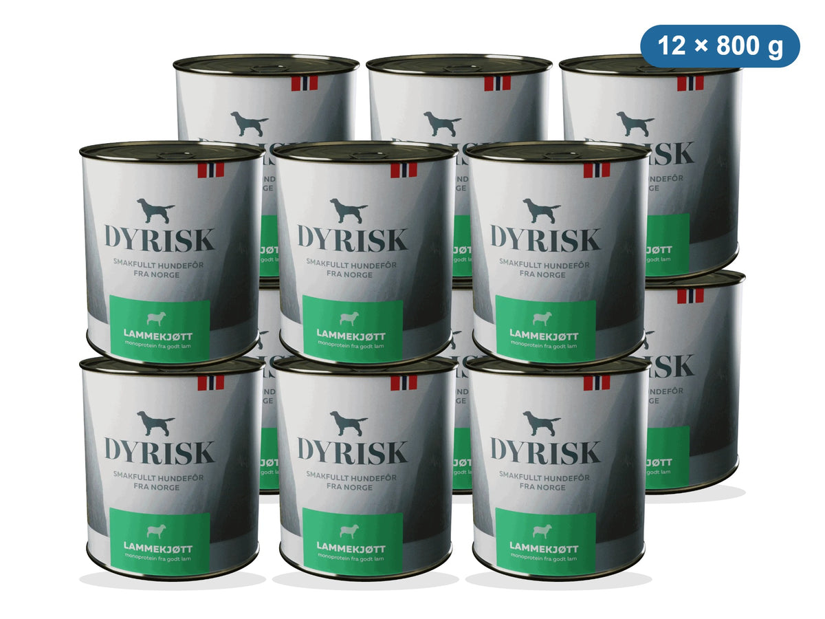 Dyrisk Lammekjøtt – 12 x 800 g
