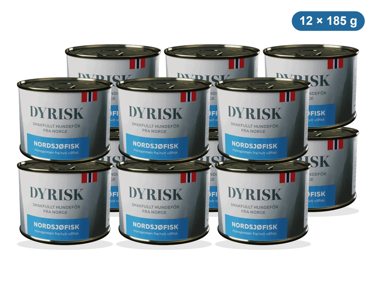 Dyrisk Nordsjøfisk – 12 x 185 g