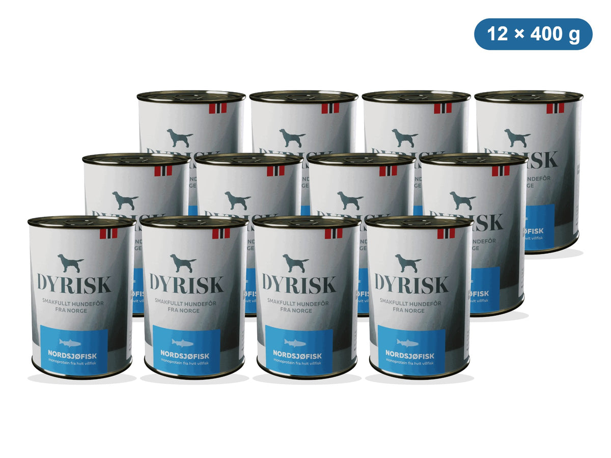 Dyrisk Nordsjøfisk – 12 x 400 g