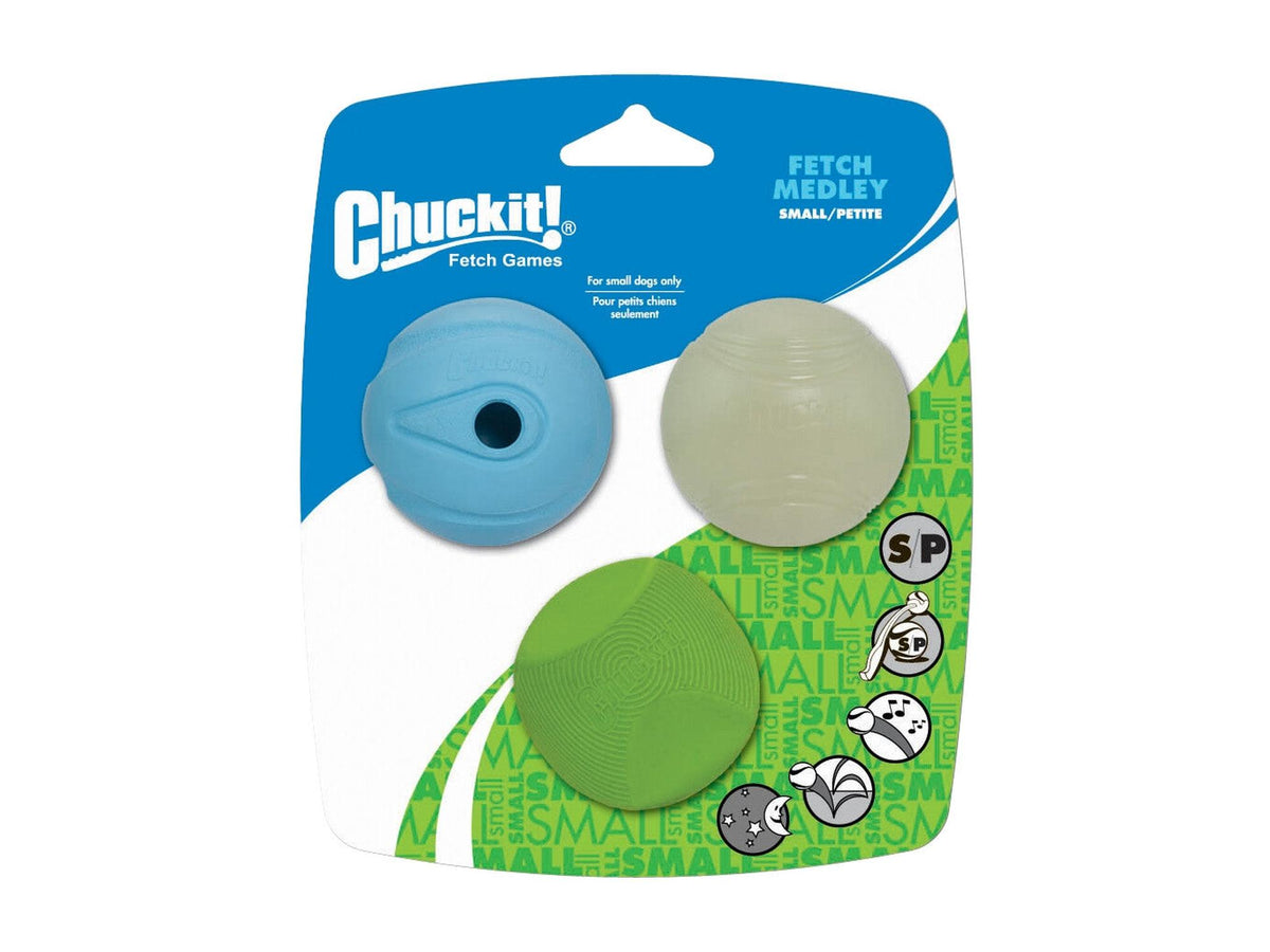 Chuckit! Fetch medley S 5cm 3pk