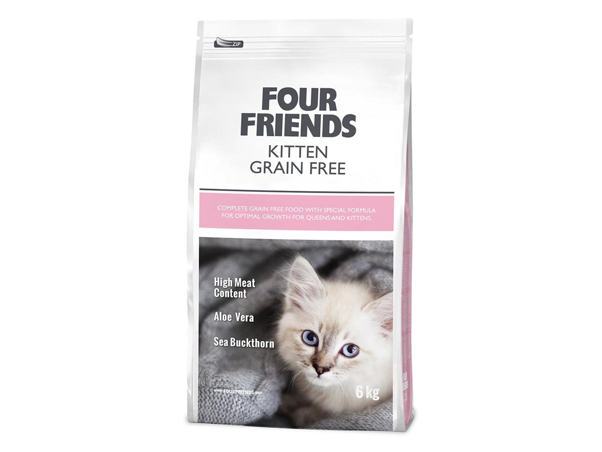Four Friends Kitten Grain Free – kornfritt tørrfôr til kattunge 6 kg
