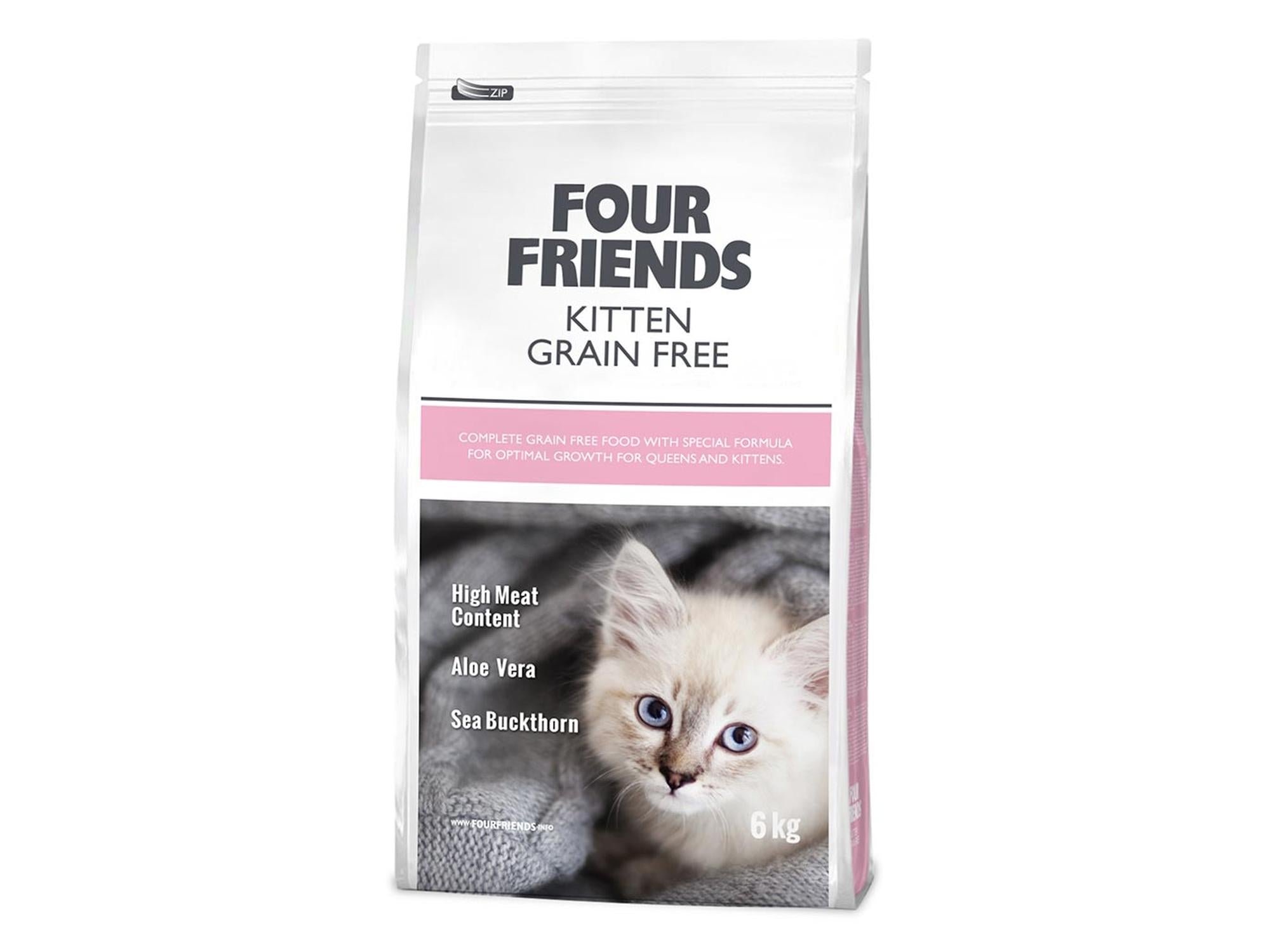 Four Friends Kitten Grain Free – kornfritt tørrfôr til kattunge 6 kg