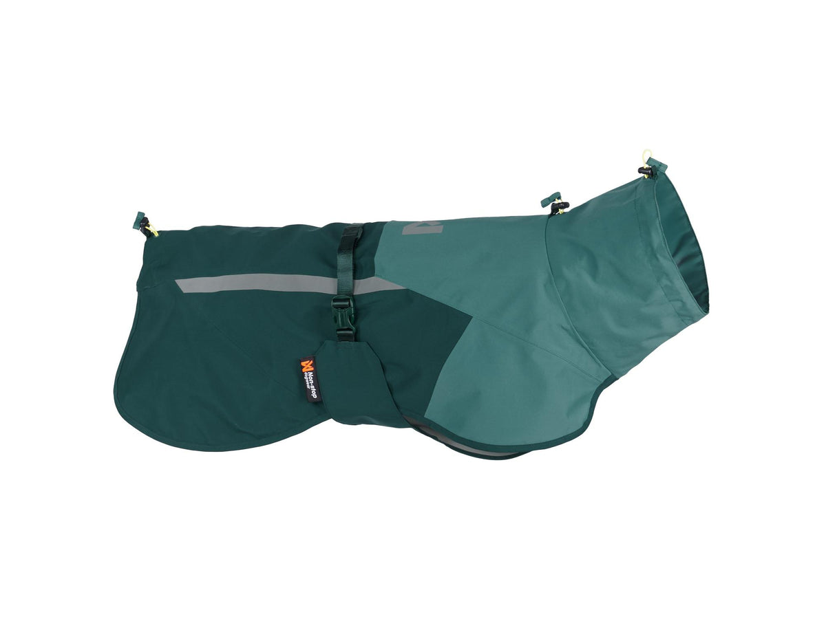 Non-stop dogwear Fjord raincoat 2.0 regndekke – Teal