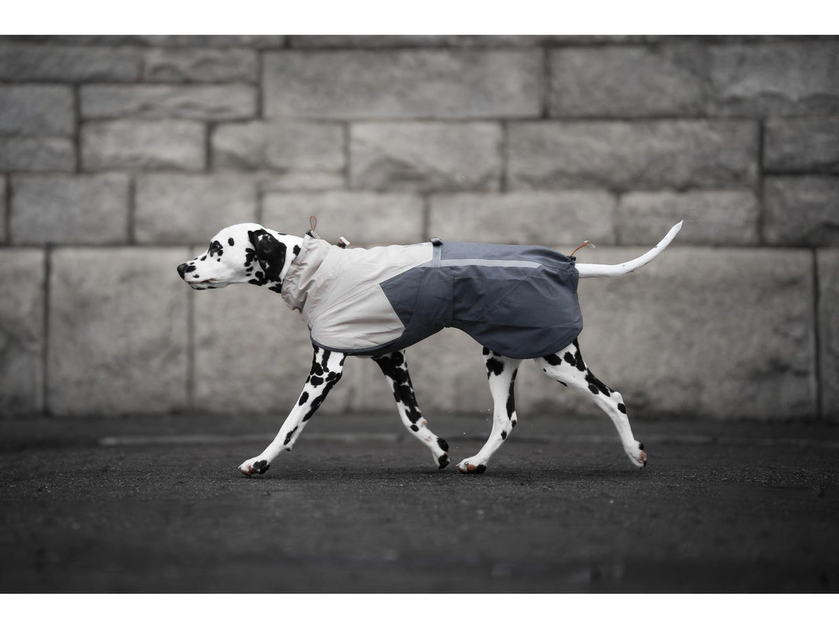 Non-stop dogwear Fjord raincoat 2.0 regndekke – Grå