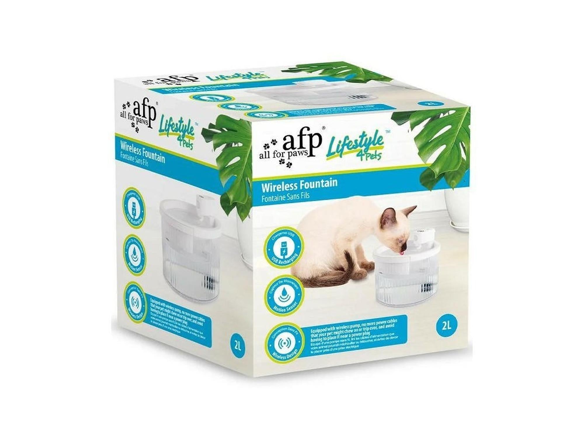 AFP Lifestyle 4 Pets Wireless Fountain Trådløs Drikkefontene 2,5L