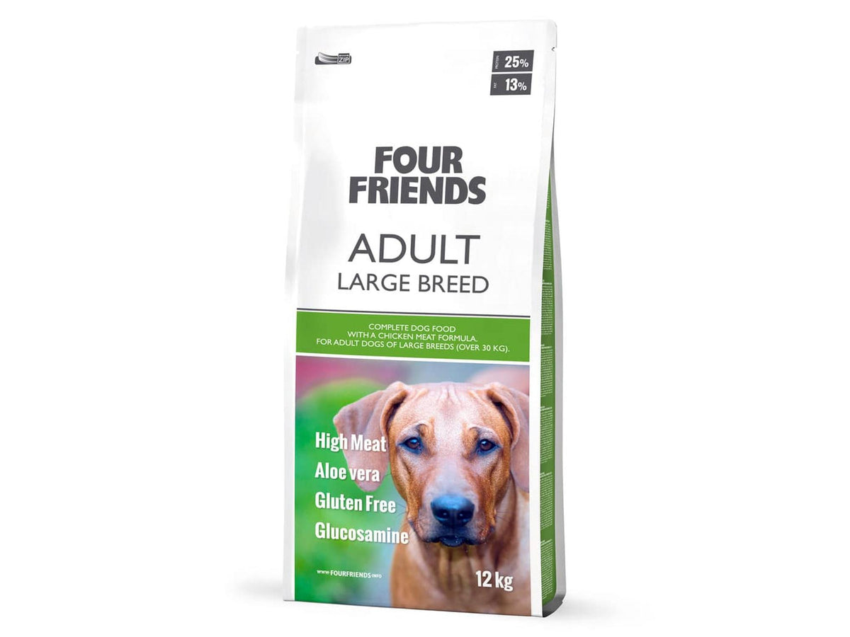 Four Friends Adult Large Breed – tørrfôr til voksen hund av store raser 12 kg