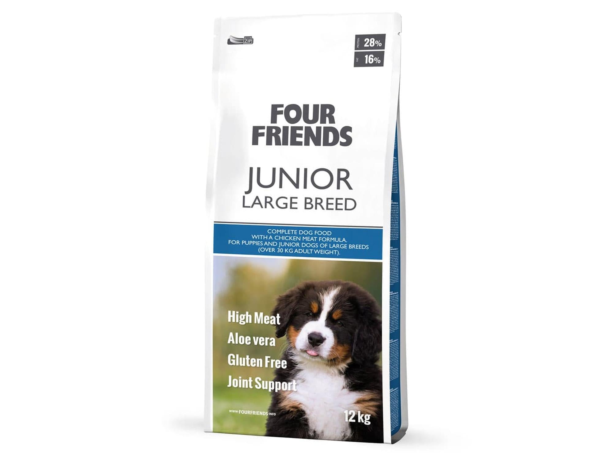 Four Friends Junior Large Breed – tørrfôr til valp av store raser 12 kg
