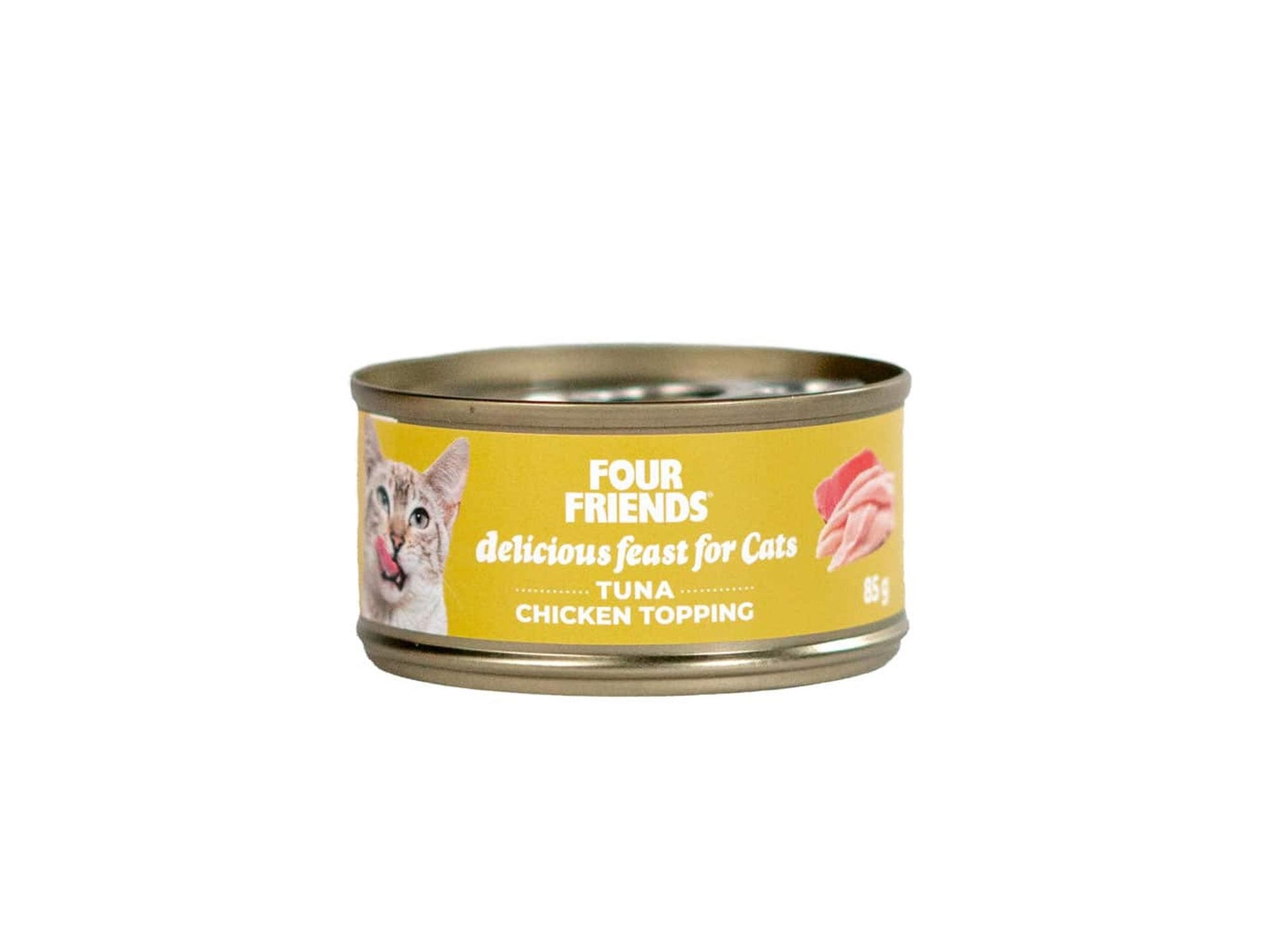 Four Friends Tuna & Chicken – våtfôr til katt med tunfisk og kylling 85 g