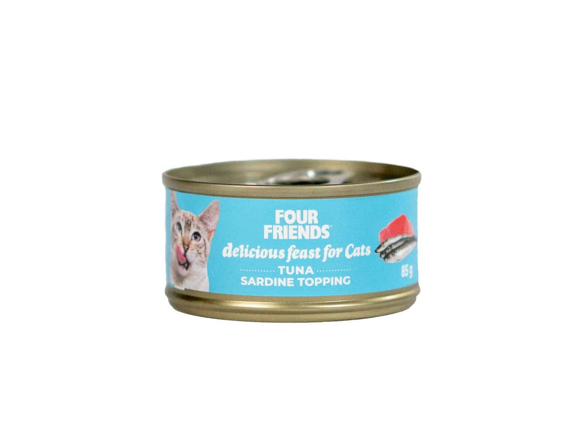 Four Friends Tuna & Sardine – våtfôr til katt med tunfisk og sardin 85 g