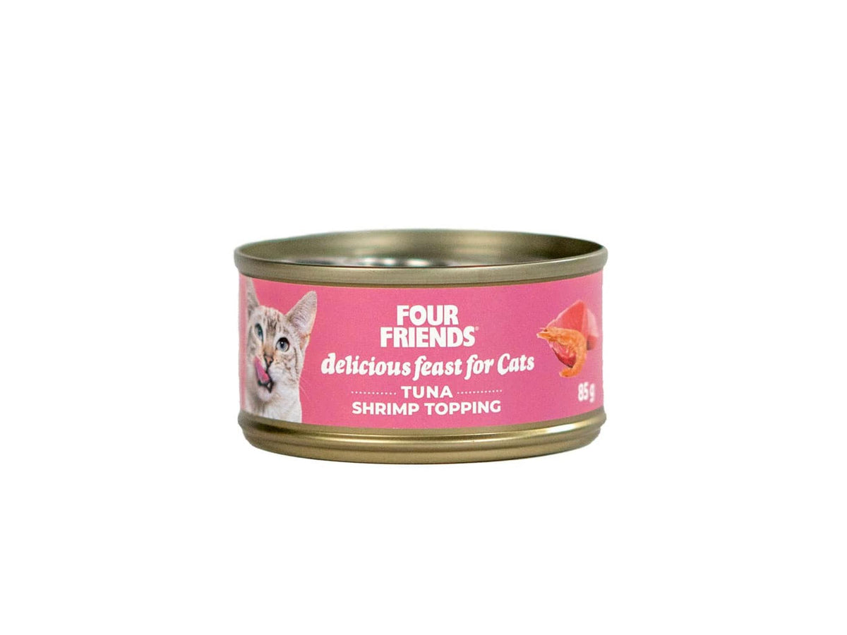 Four Friends Tuna & Shrimp – våtfôr til katt med tunfisk og reker 85 g