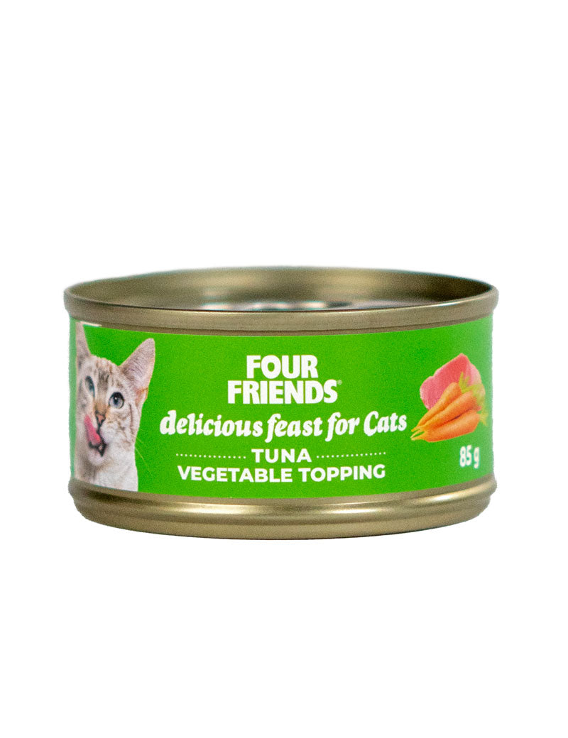 Four Friends Tuna & Vegetables – våtfôr til katt med tunfisk og grønnsaker 85 g