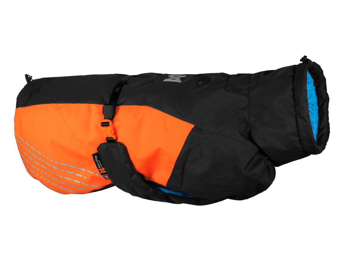 Non-stop dogwear Glacier jacket 2.0 varmedekken – Svart/oransje