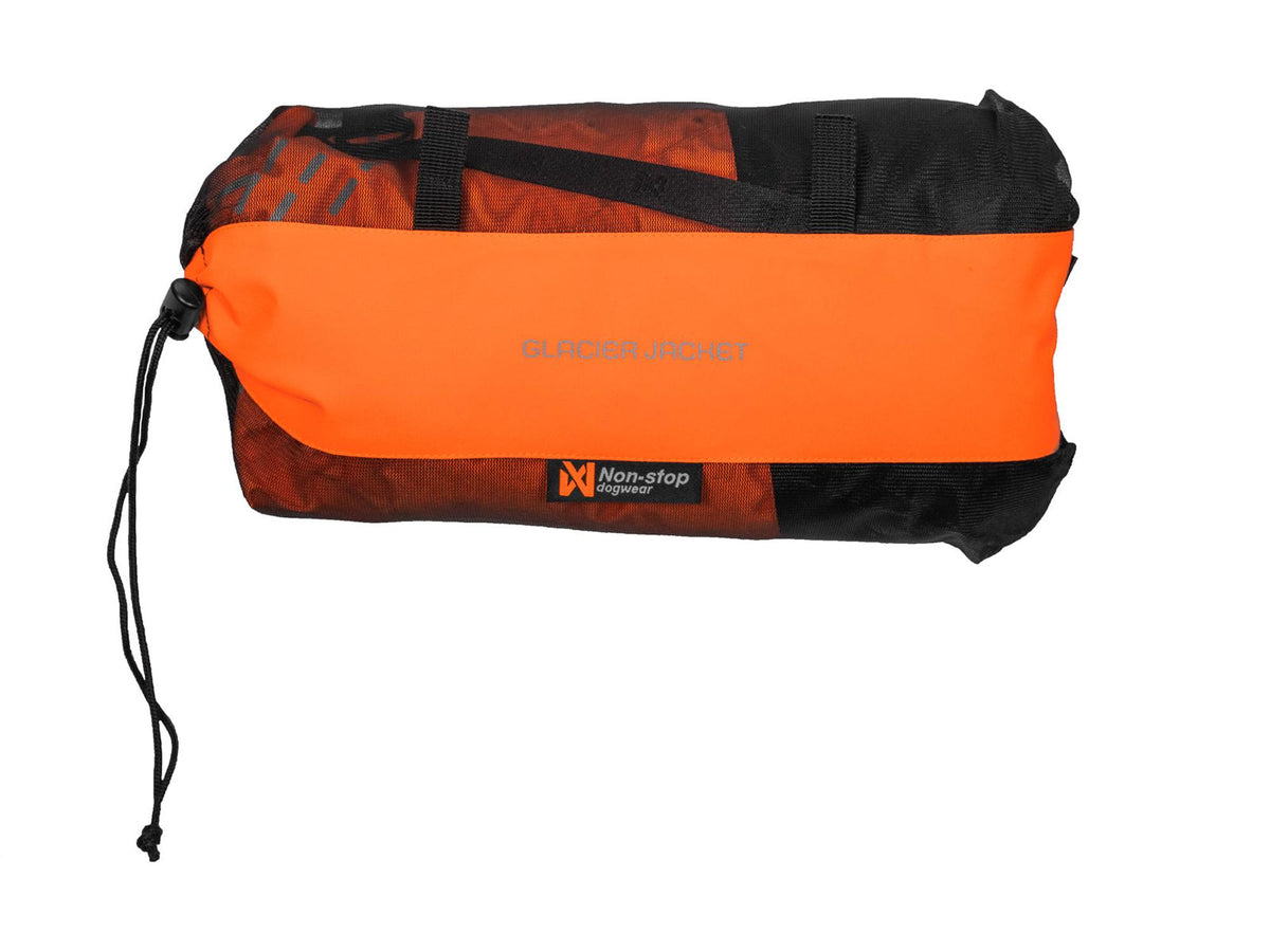 Non-stop dogwear Glacier jacket 2.0 varmedekken – Svart/oransje