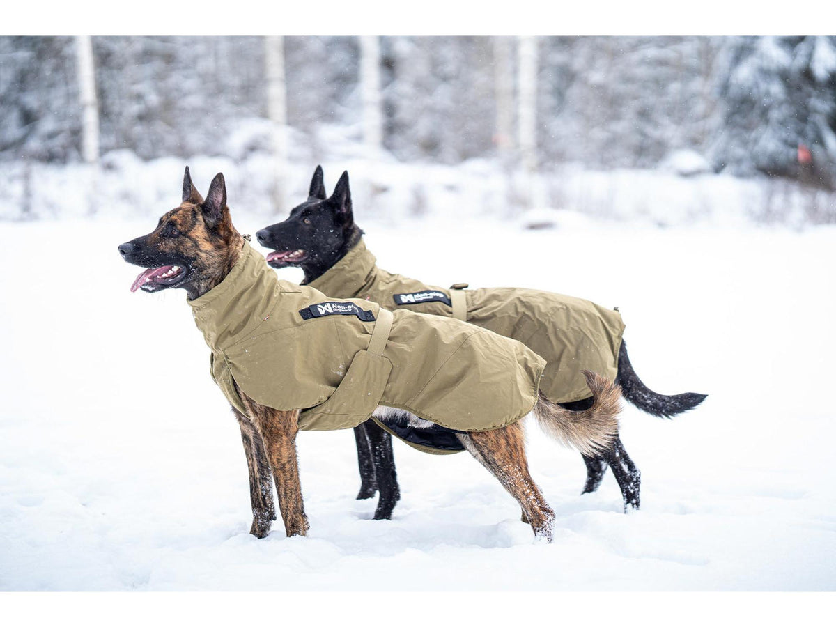 Non-stop dogwear Glacier dog jacket WD varmedekken – Oliven