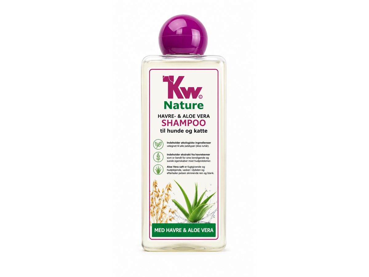 KW Nature Havre og Aloe Vera sjampo 500ml