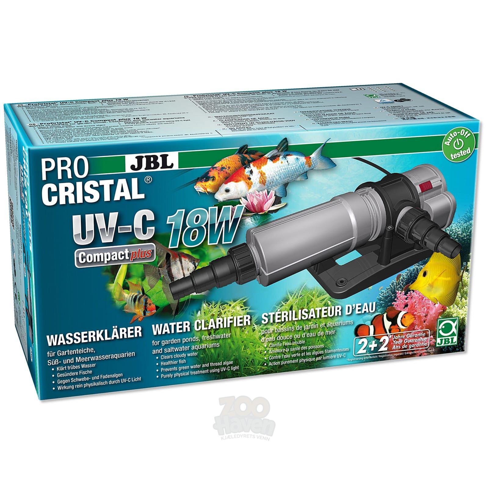 JBL ProCristal Compact Plus UV-C 18W Vannklärer for Akvarium