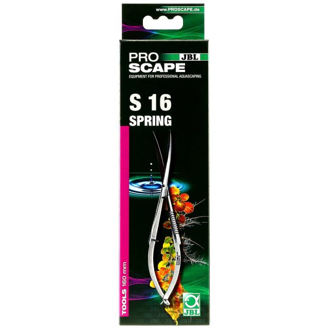 JBL ProScape Tool S16 Spring Buet Fjærsaks for Akvarieplanter 16 cm