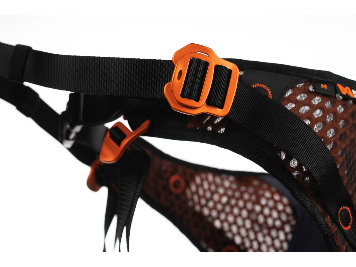 Non-stop dogwear Løype belt skibelte – Svart/oransje