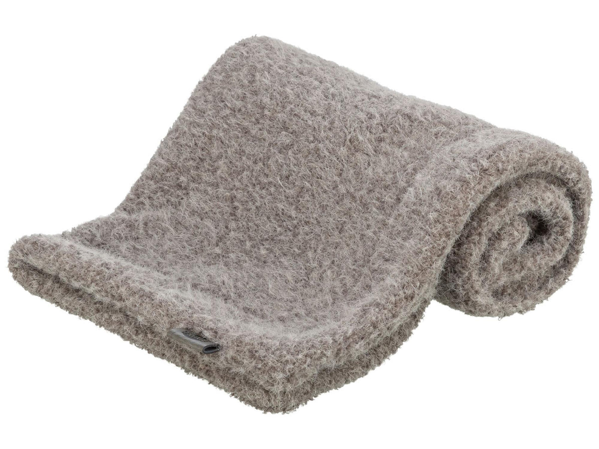 Trixie Wooly Fleece Hundeteppe – Teddy-fleece – Taupe / 100 × 70 cm