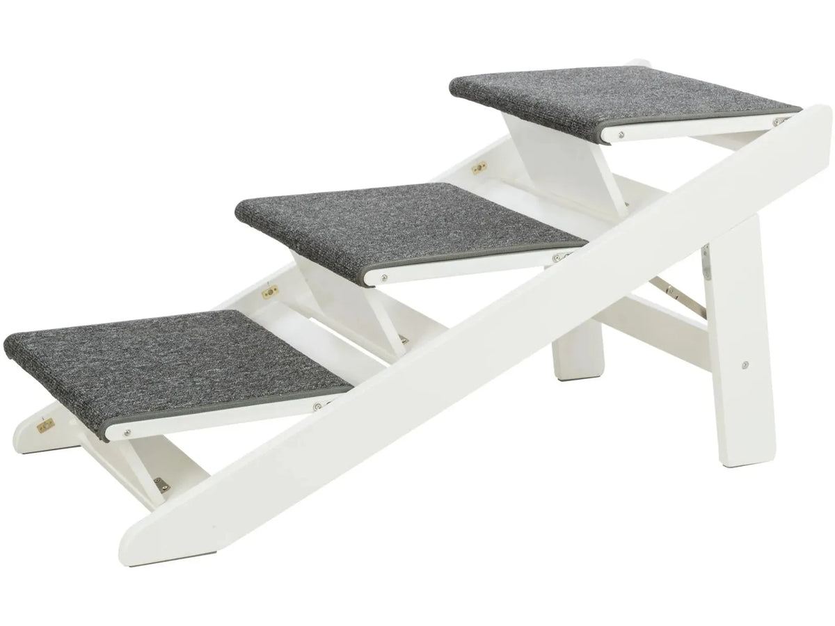 Trixie Petwalk trapp/rampe 44 × 46 × 106 cm – sammenleggbar, hvit