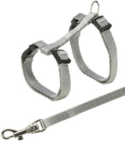 Trixie Kattesele Kitten ensfarget 19–31 cm med bånd 1,2 m