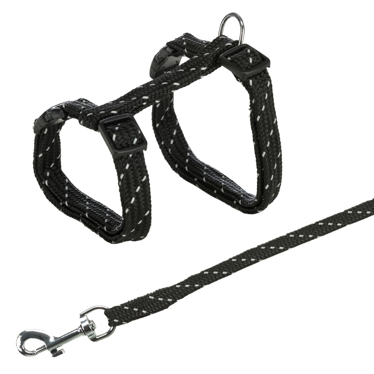 Trixie kattesele Reflex Striper 18-35 cm med bånd