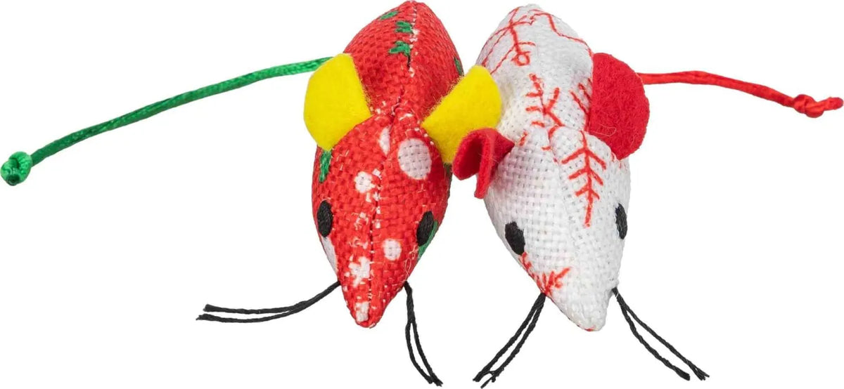 Trixie Xmas Musesett katteleke i plysj 7 cm