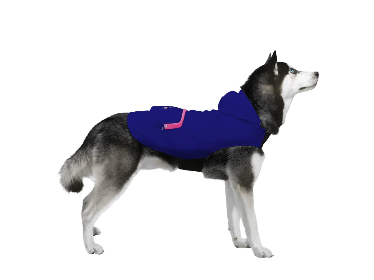 GF Pet On-The-Go Poncho navy rosa