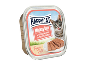 Happy Cat Minkas Duo Menu Fugl & Laks Paté 16 x 100g