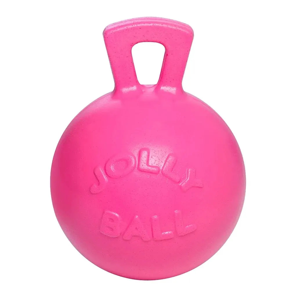 Jolly Ball Hesteball Ø 25 cm – Rosa med Tyggegummiduft