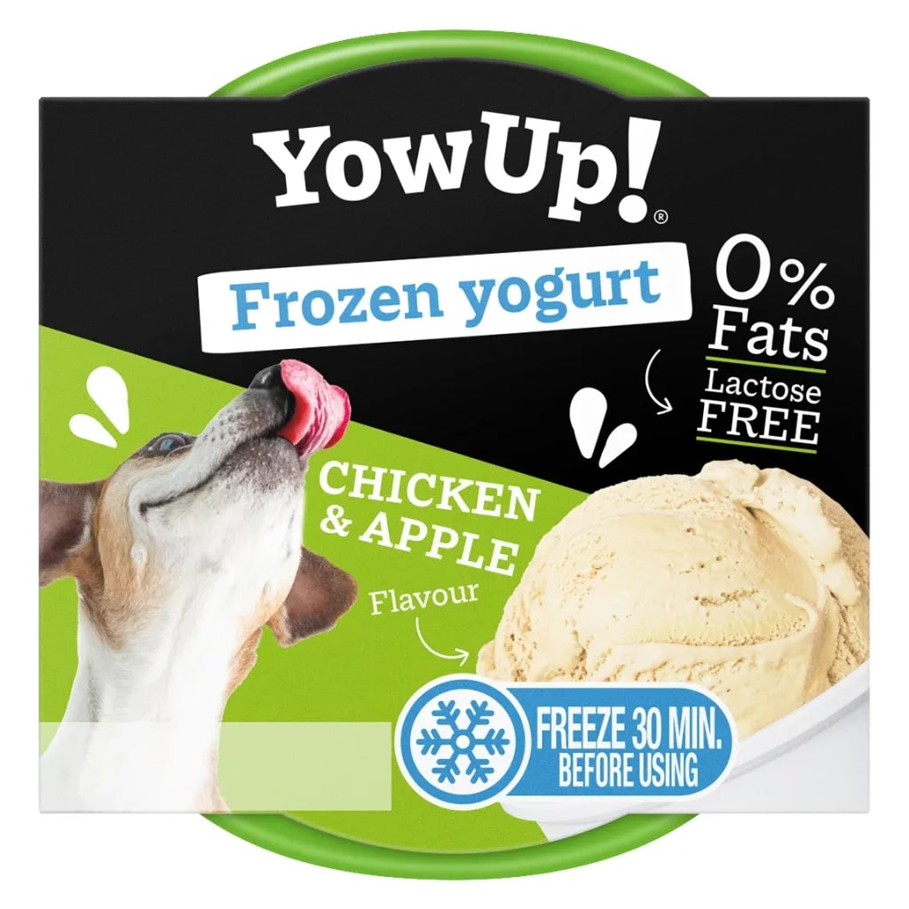 YowUp frossen yoghurt Chicken and Apple til hund og katt 110 g