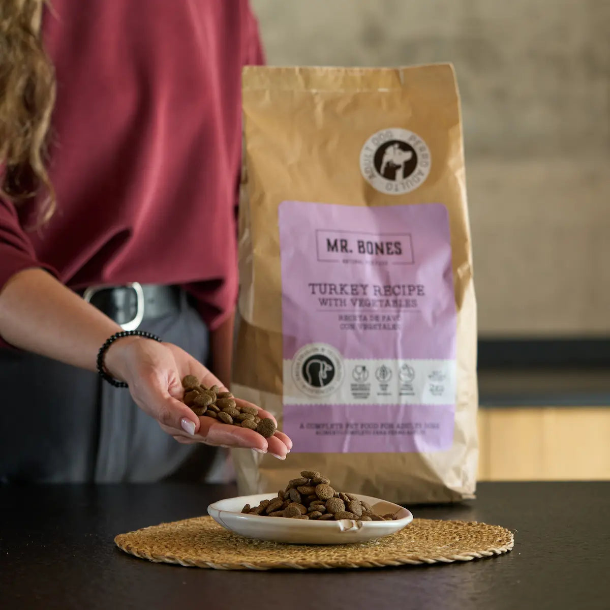 Mr. Bones Freshtrusion Kalkun – kornfritt tørrfôr til hund, 2 kg