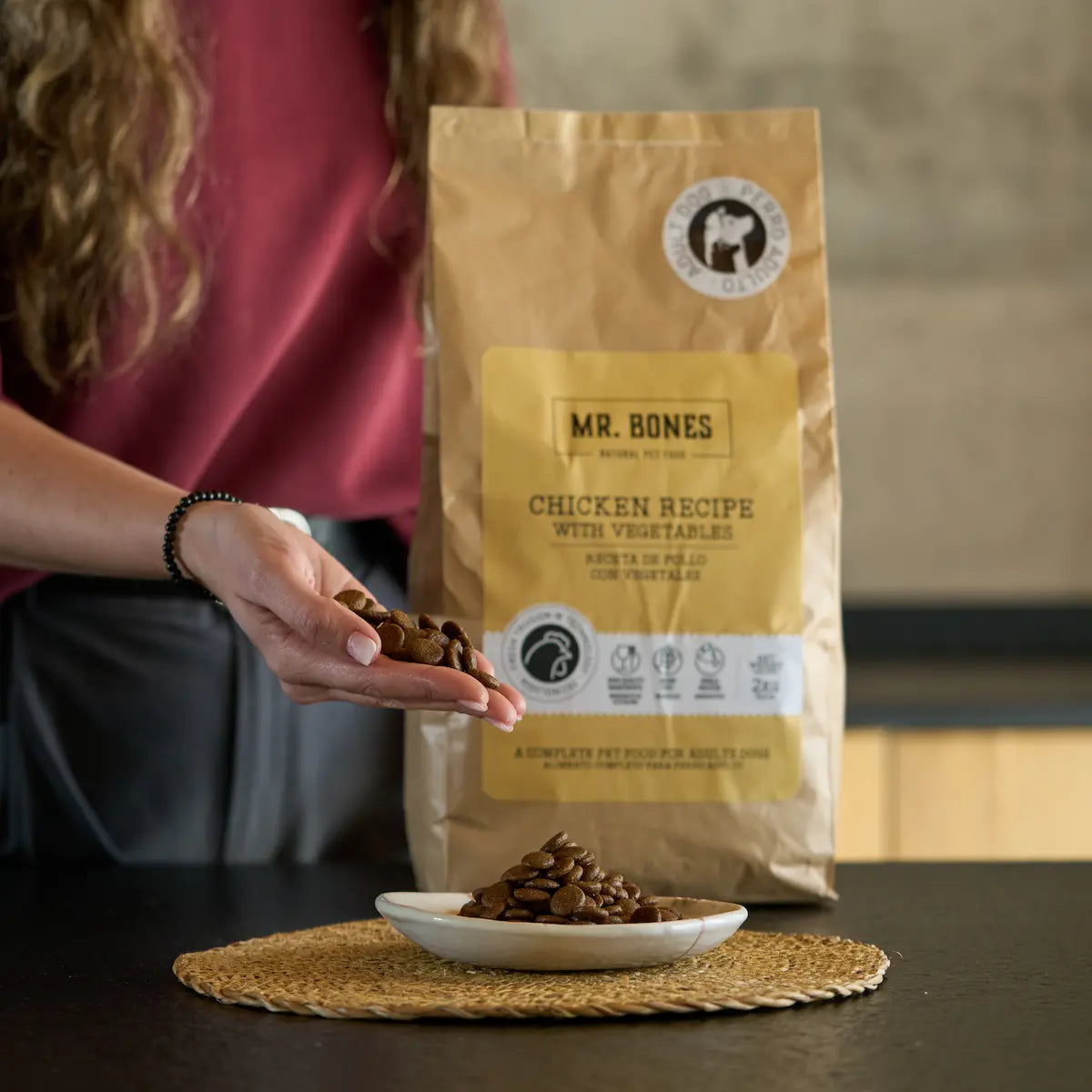 Mr. Bones Freshtrusion Kylling – kornfritt tørrfôr til hund, 2 kg