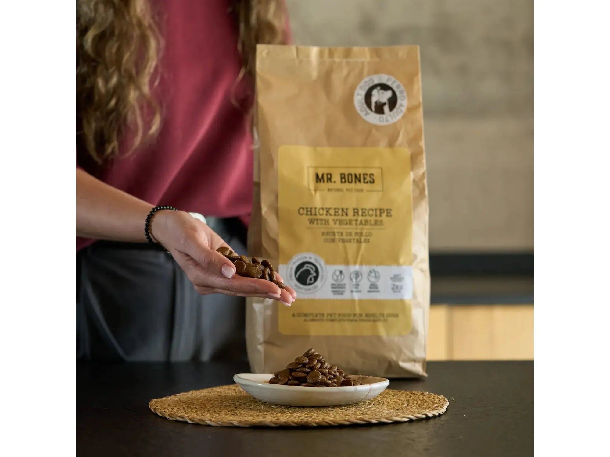 Mr. Bones Freshtrusion Kylling – kornfritt tørrfôr til hund, 2 kg