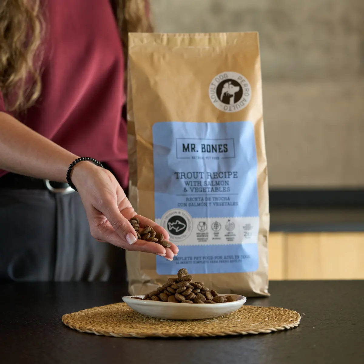 Mr. Bones Freshtrusion Ørret – kornfritt tørrfôr til hund, 2 kg
