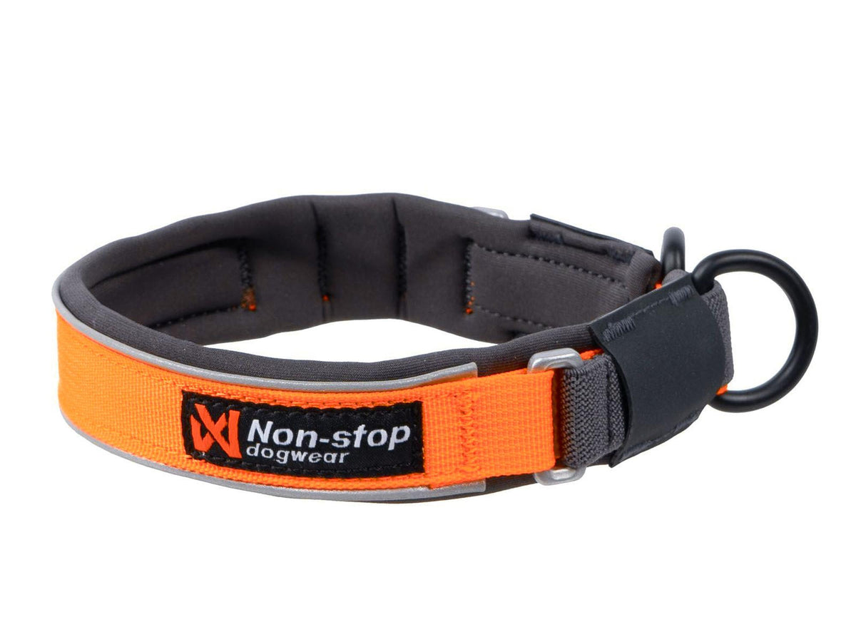 Non-stop dogwear Protector collar sikkerhetshalsbånd – Oransje