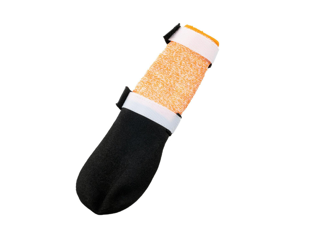 Non-stop dogwear Protector bootie high potesokker – Svart/oransje