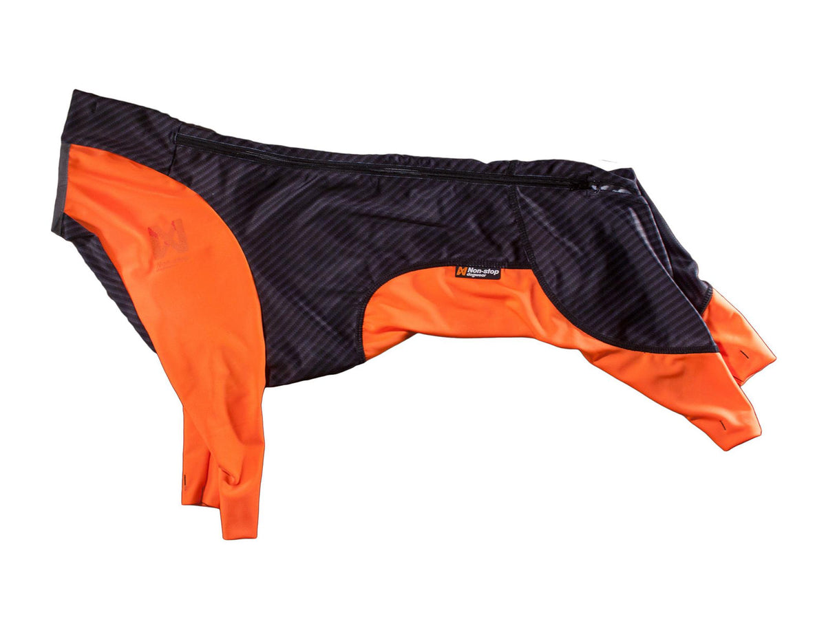 Non-stop dogwear Protector snow heldress tispe – Svart/oransje